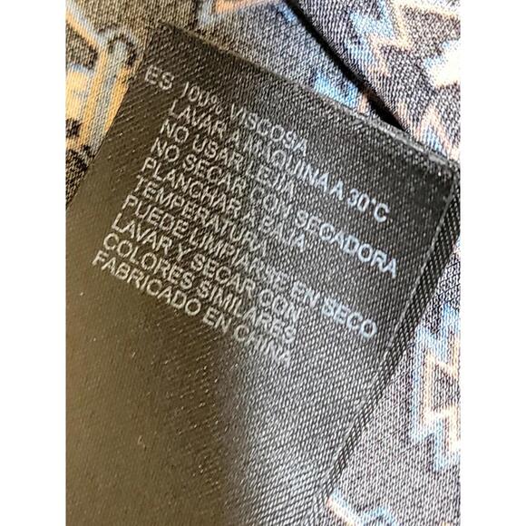 Reiss Navy/Red Lola Printed Shirt Women's US SIZE 10 NEW $260.00 #X - Picture 13 of 14